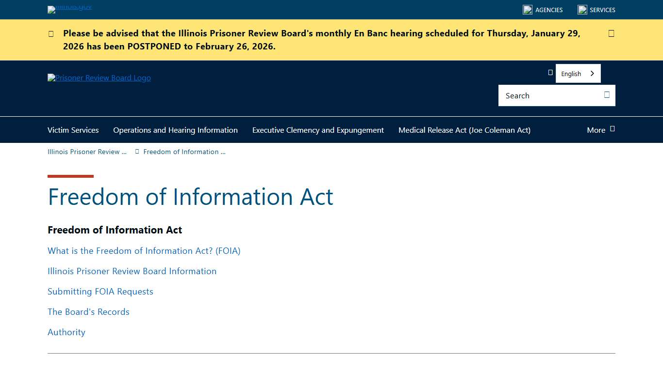 Freedom of Information Act